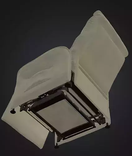 Electric Adjustable Recliner Chair 3D model 7
