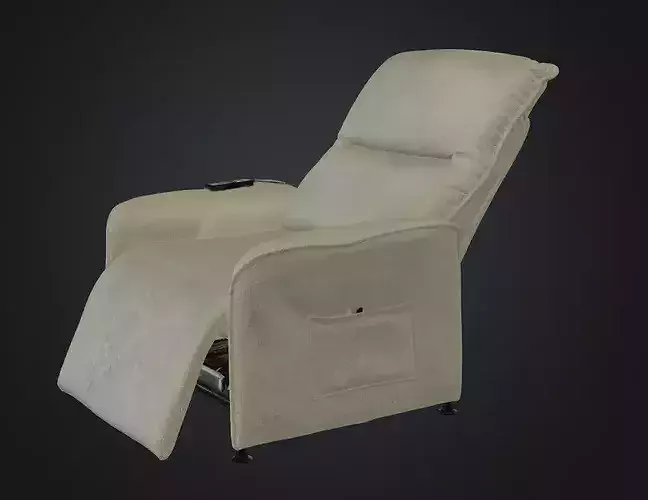 Electric Adjustable Recliner Chair 3D model 5