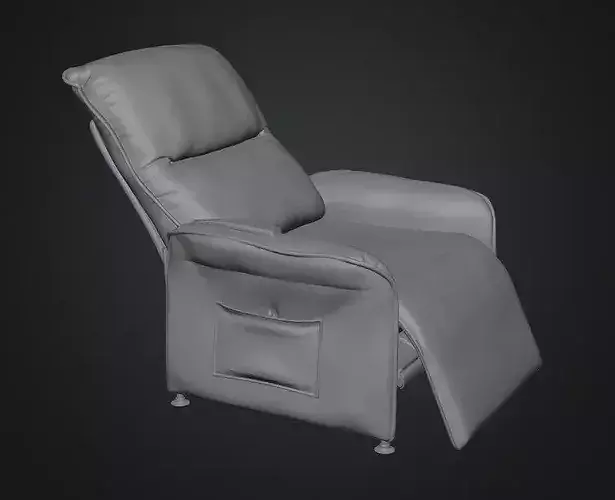 Electric Adjustable Recliner Chair 3D model 4