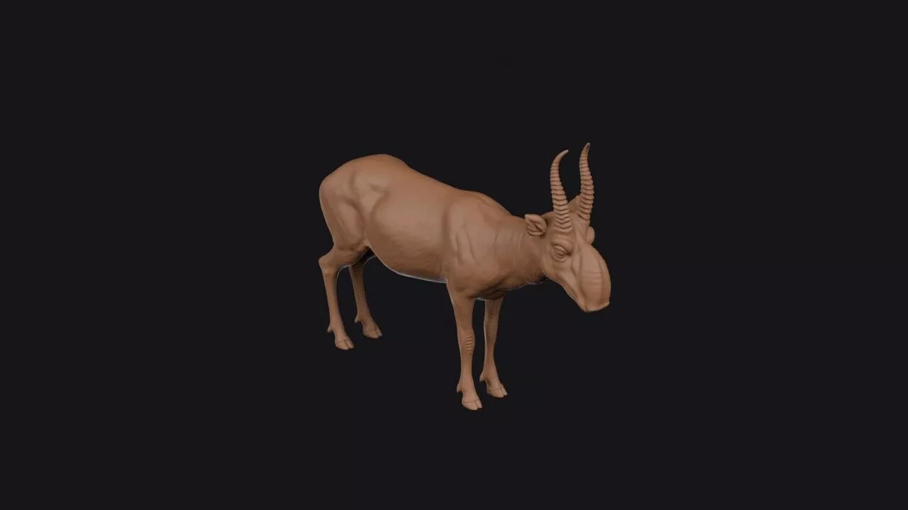 Saiga 3D print model