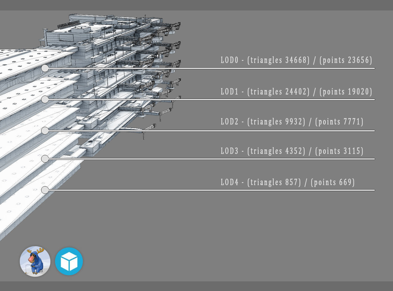 Airport Terminal Schonefeld EDDB  Low-poly 3D model_26