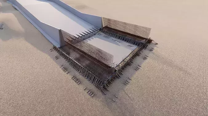 Bridge Construction 3D Model - Detailed Look into Infrastructure