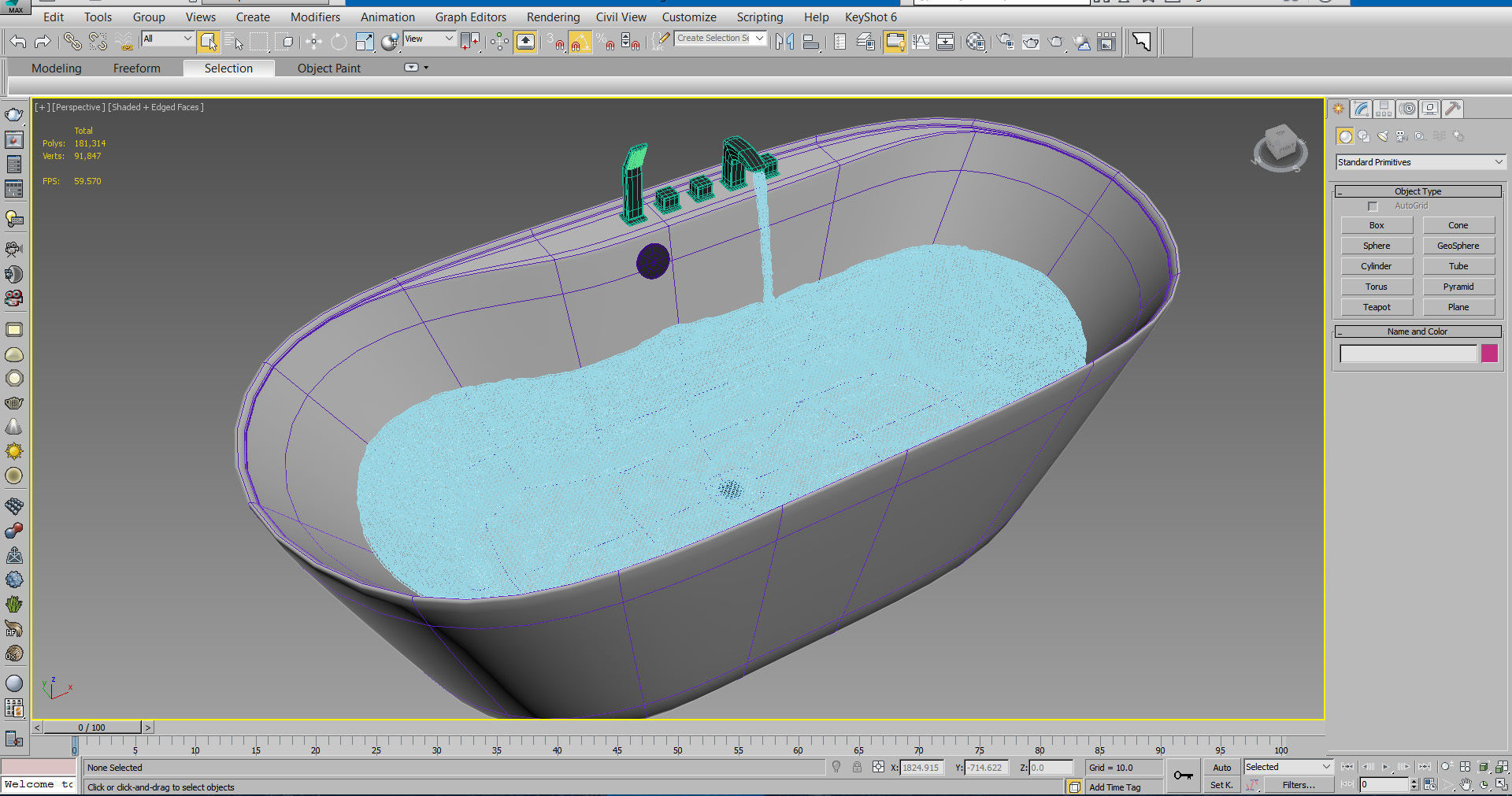 Belbagno Bathtub 3D model_2