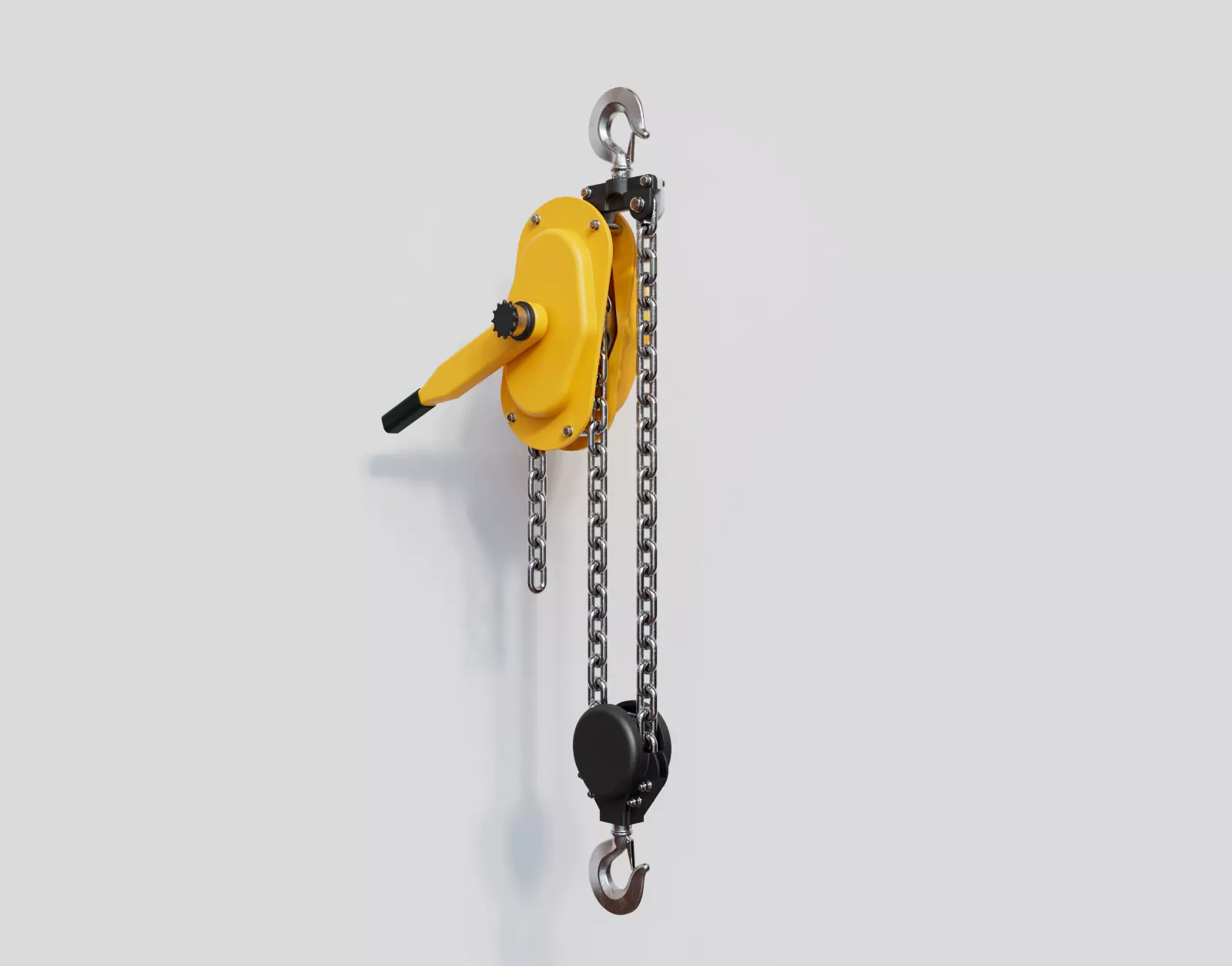 Lifting slings chain blocks cranes Lever Hoist 3D model