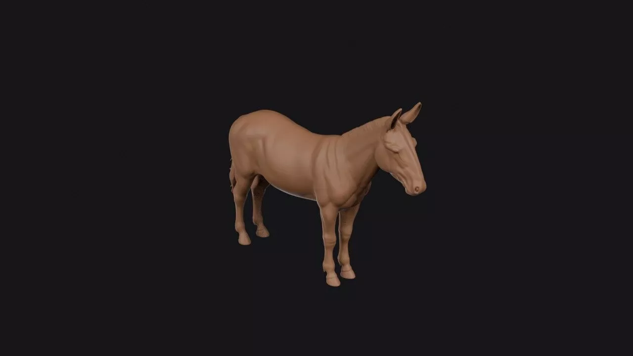 Mule 3D Model 3D print model