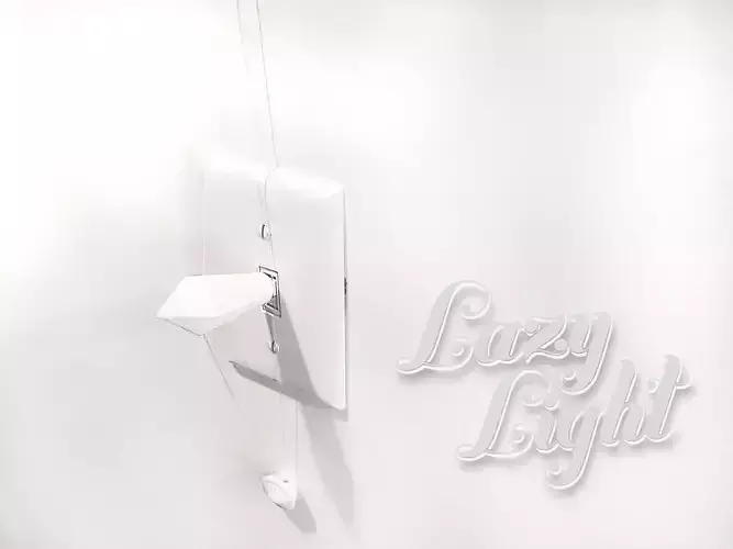 Lazy Light Switch 3D print model