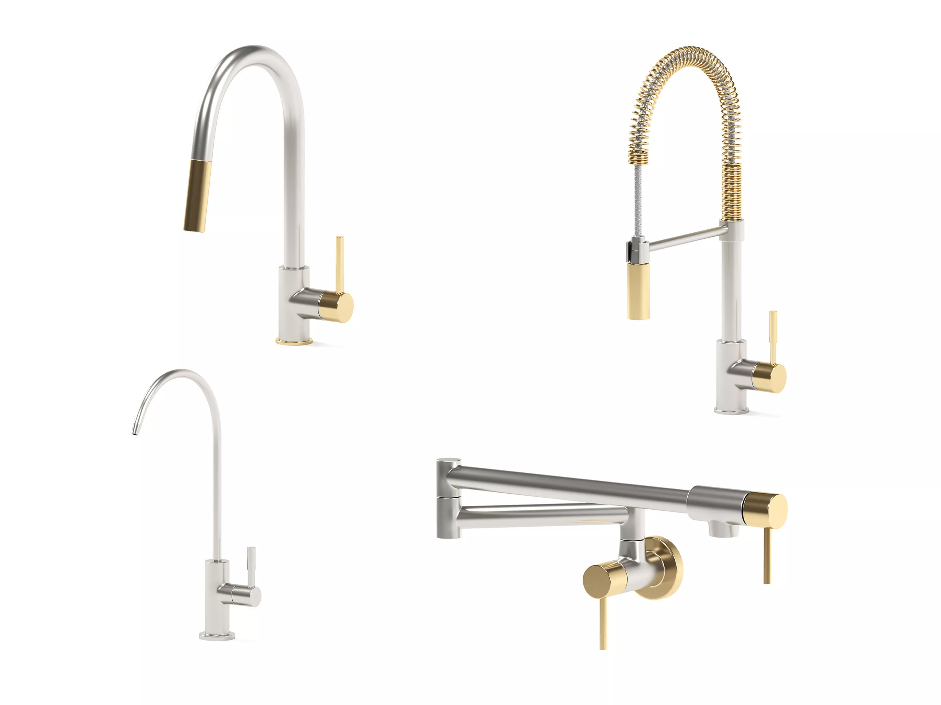 ZLINE kitchen faucets collection 3D model