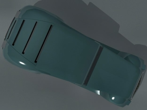 Titan pickup truck Low-poly 3D model_6