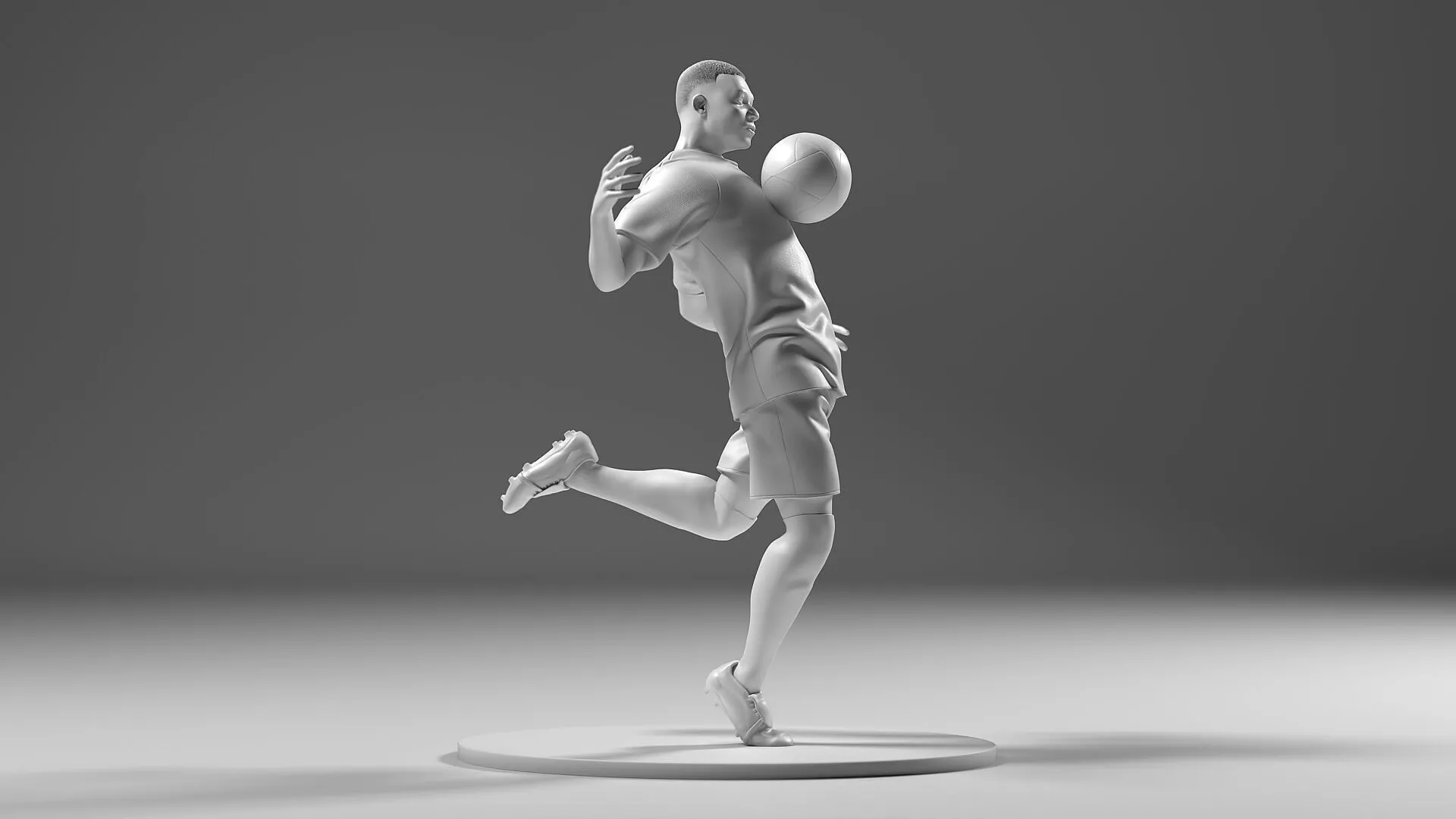 Footballer 05 ChestTrap 02 3D print model