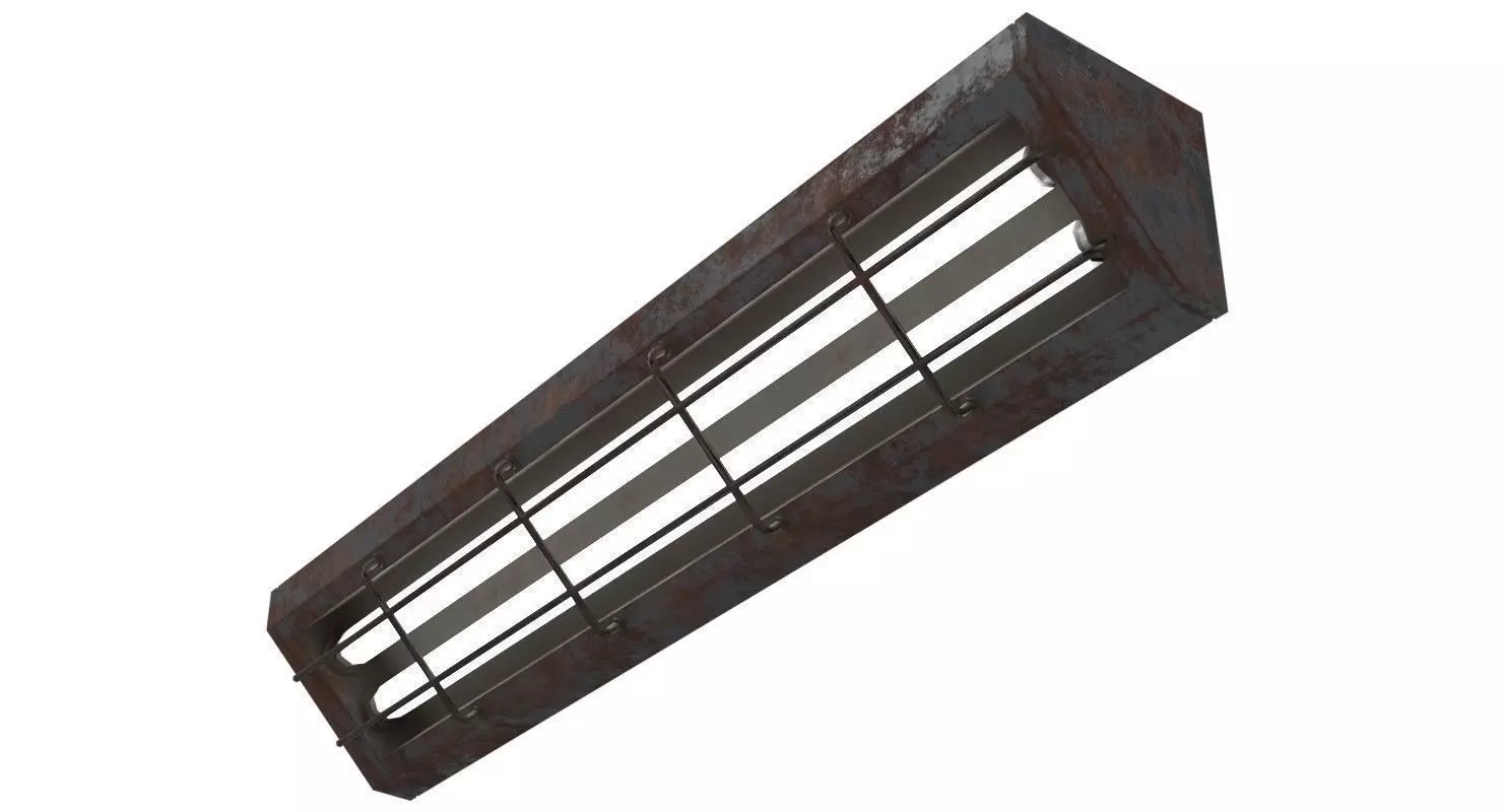 Wall Light 2 Lowpoly Low-poly 3D model_0