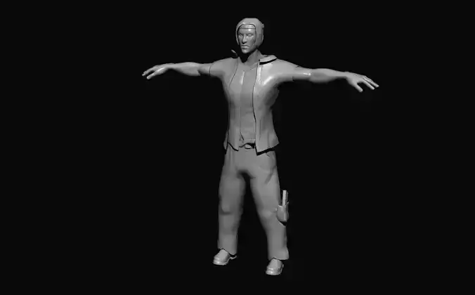 Male High Poly Character Zbrush