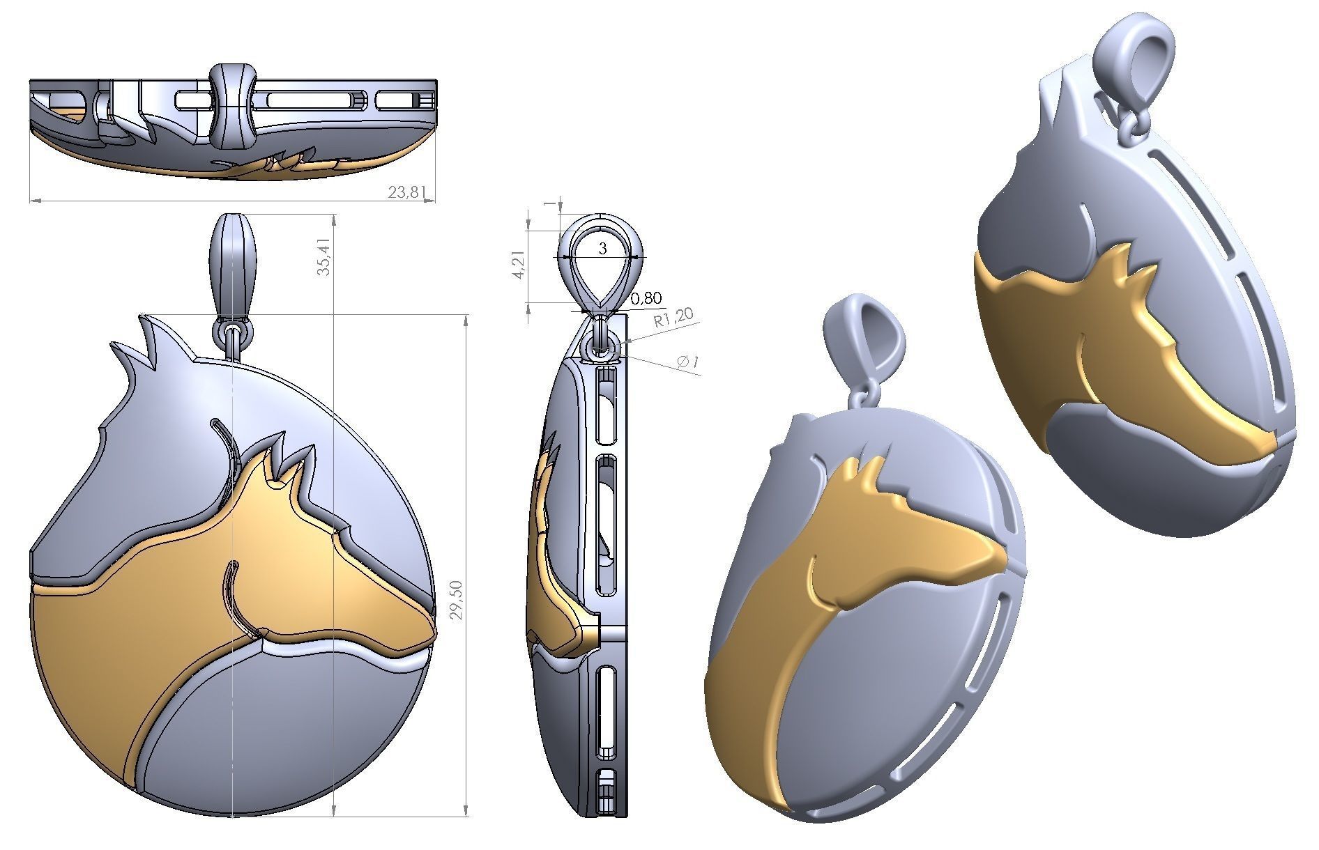 Pendant 3D print model_7