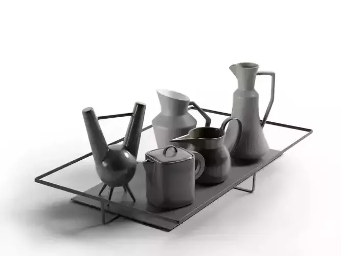 Neoponti Vases with Pitchers