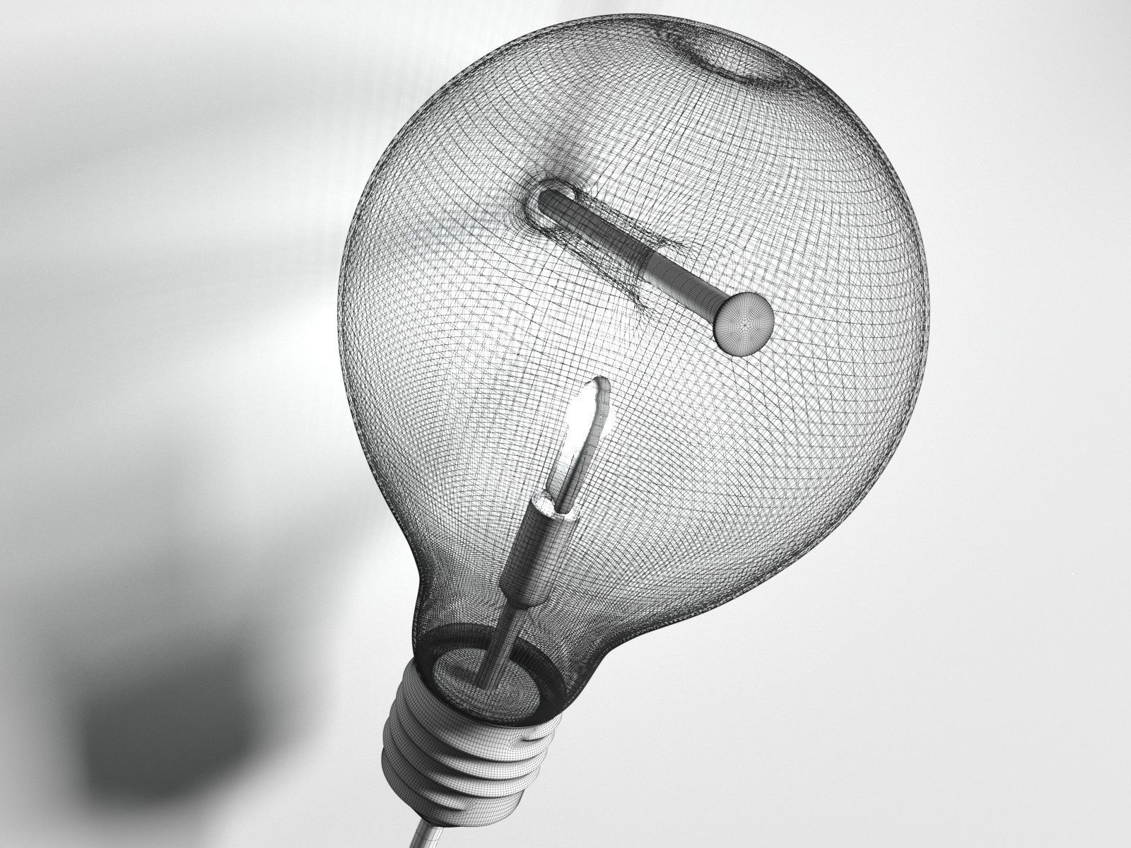 Edison s Nightmare Wall Lamp 3D model_4