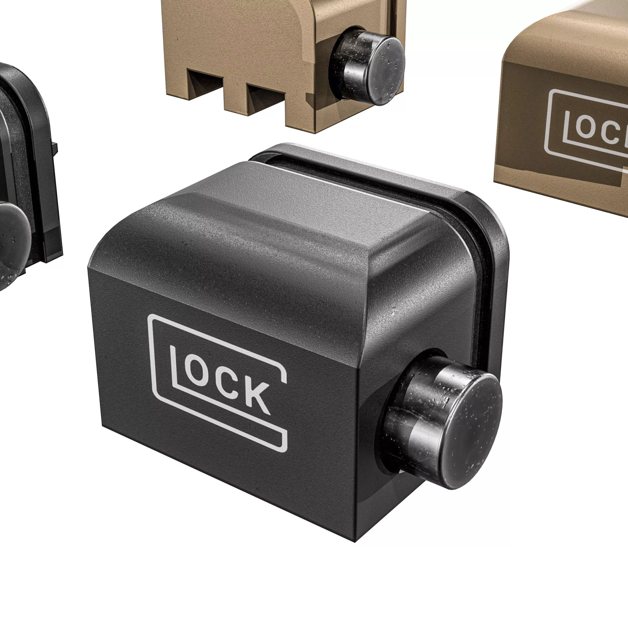 Glock Lock Switch Low-poly 3D model
