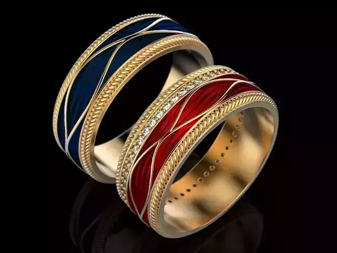 Wedding Ring 3D print model