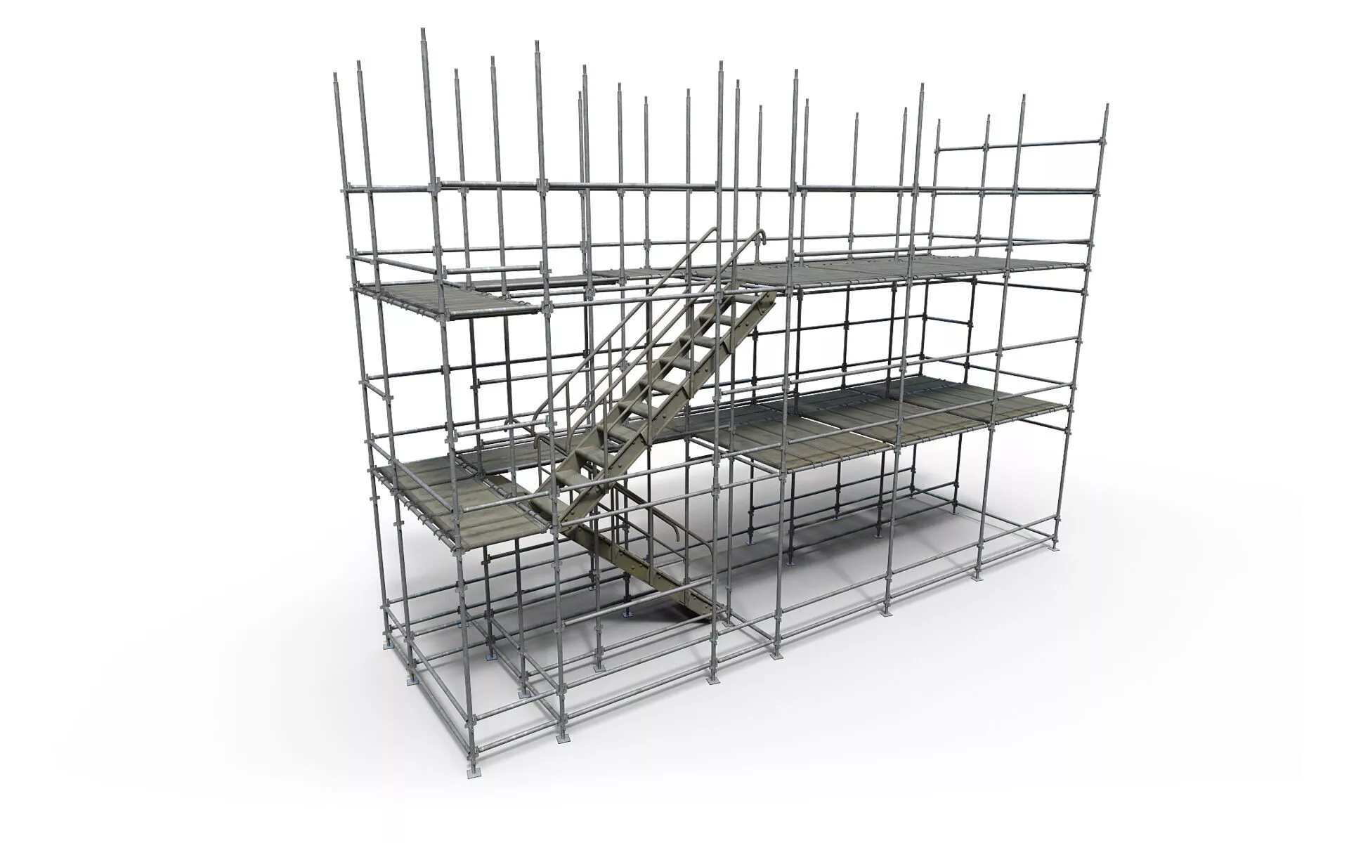 Scaffolding Low-poly 3D model