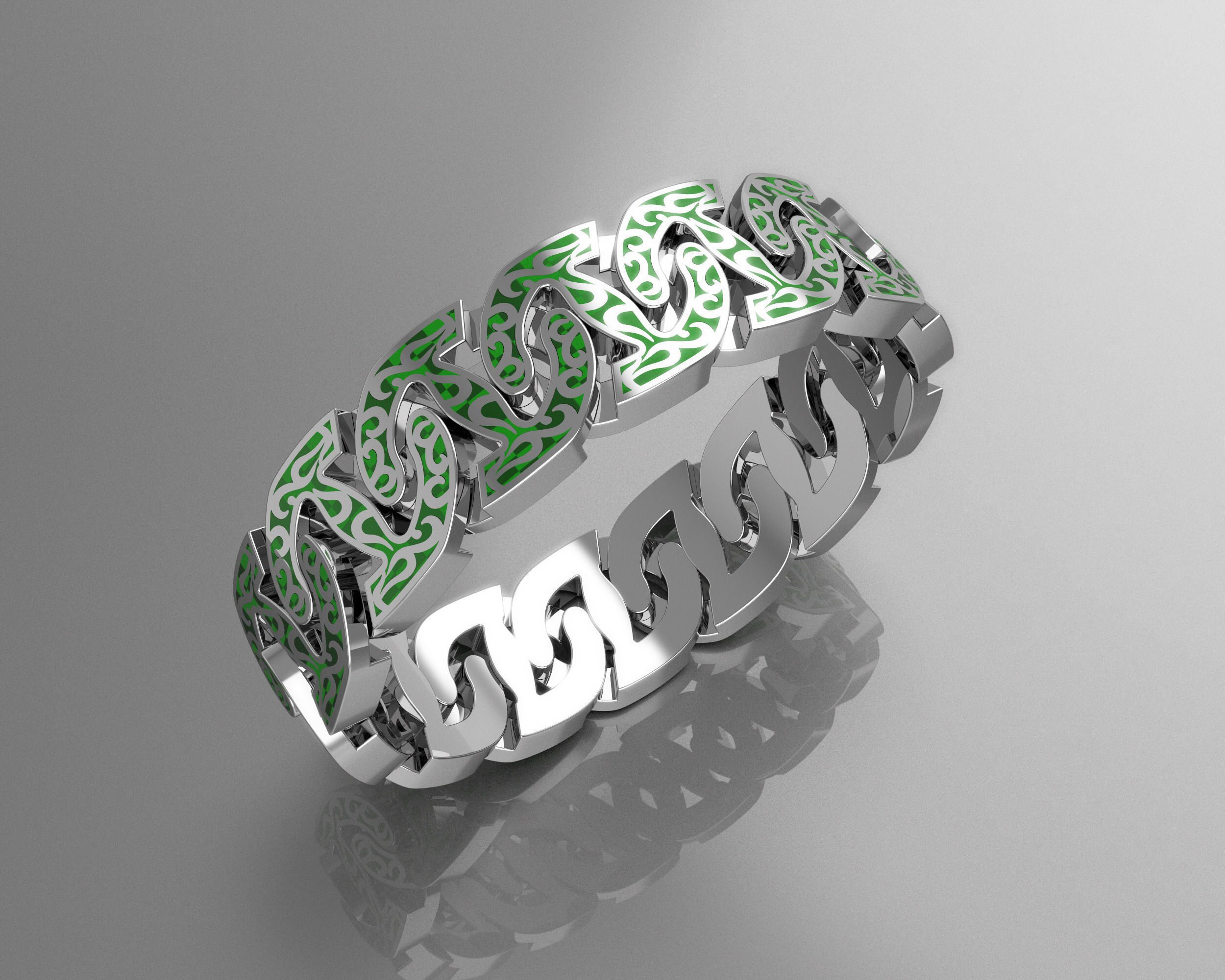 Bracelet  big 3D print model_2