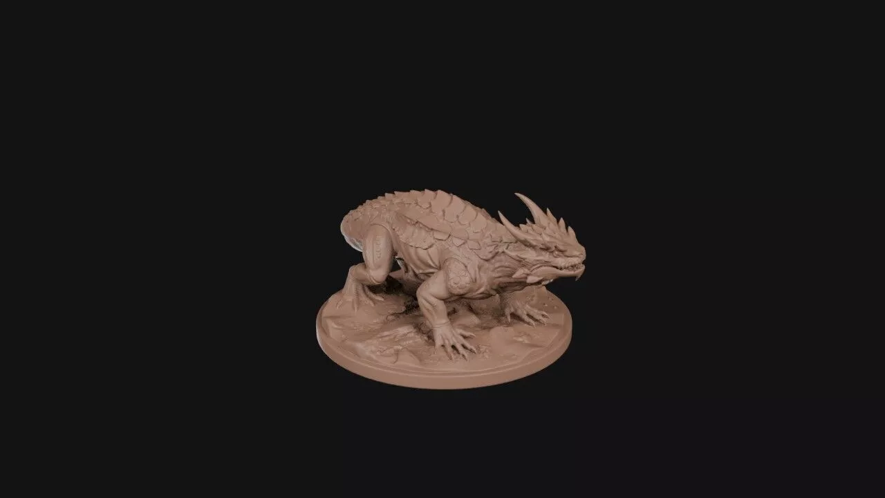 Stonebound Crawling Dragon 3D print model