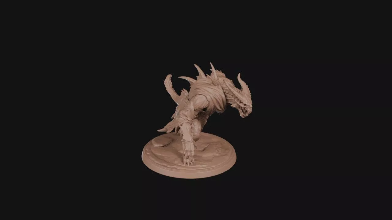 Spiked Dread Drake 3D print model