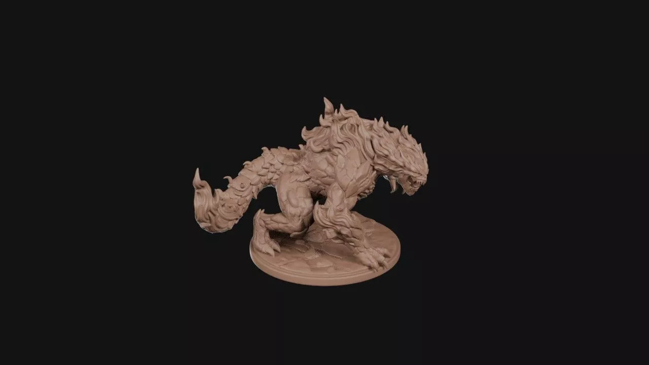 Spiked Crag Behemoth 3D print model