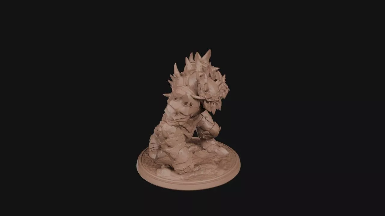 Spiked Brute Colossus 3D print model