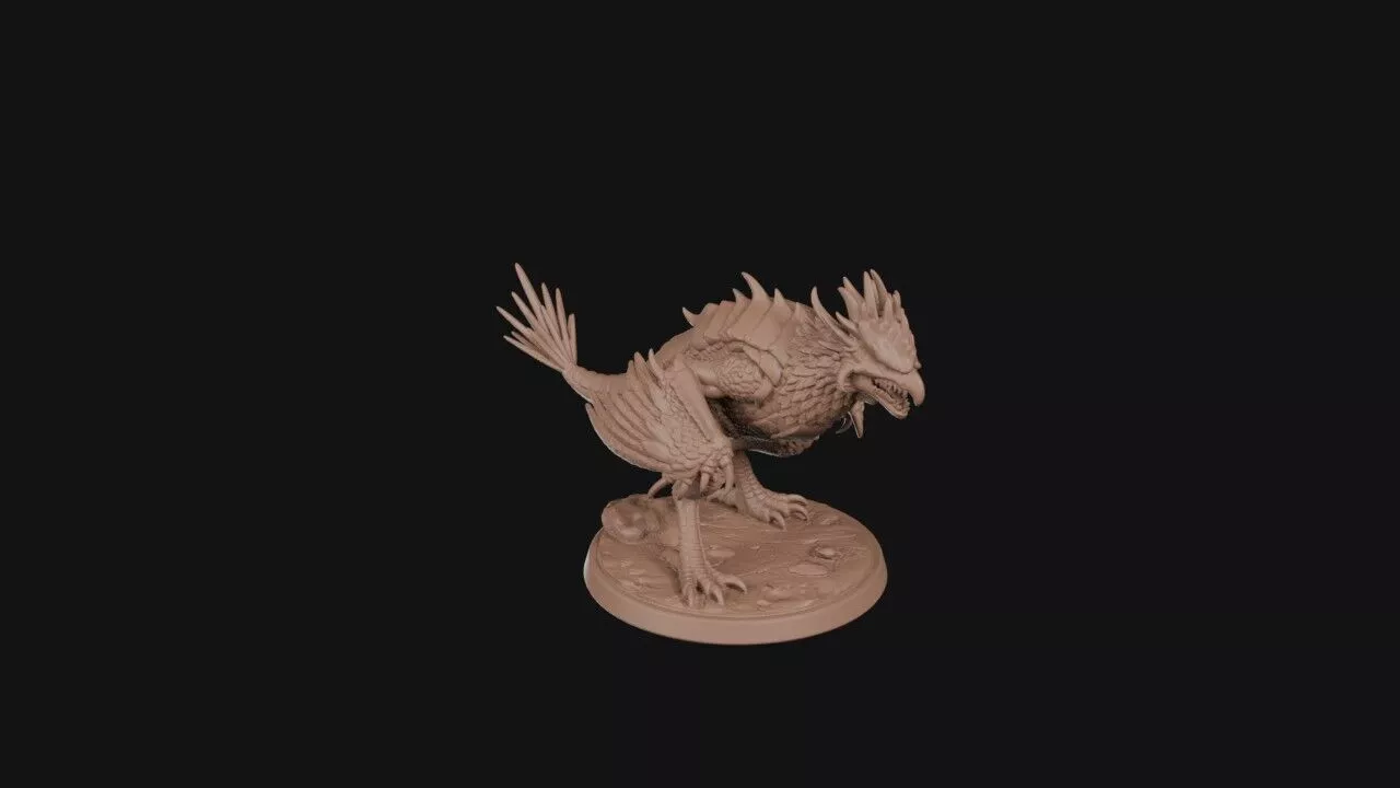 Raptor Bird Fiend 3D print model