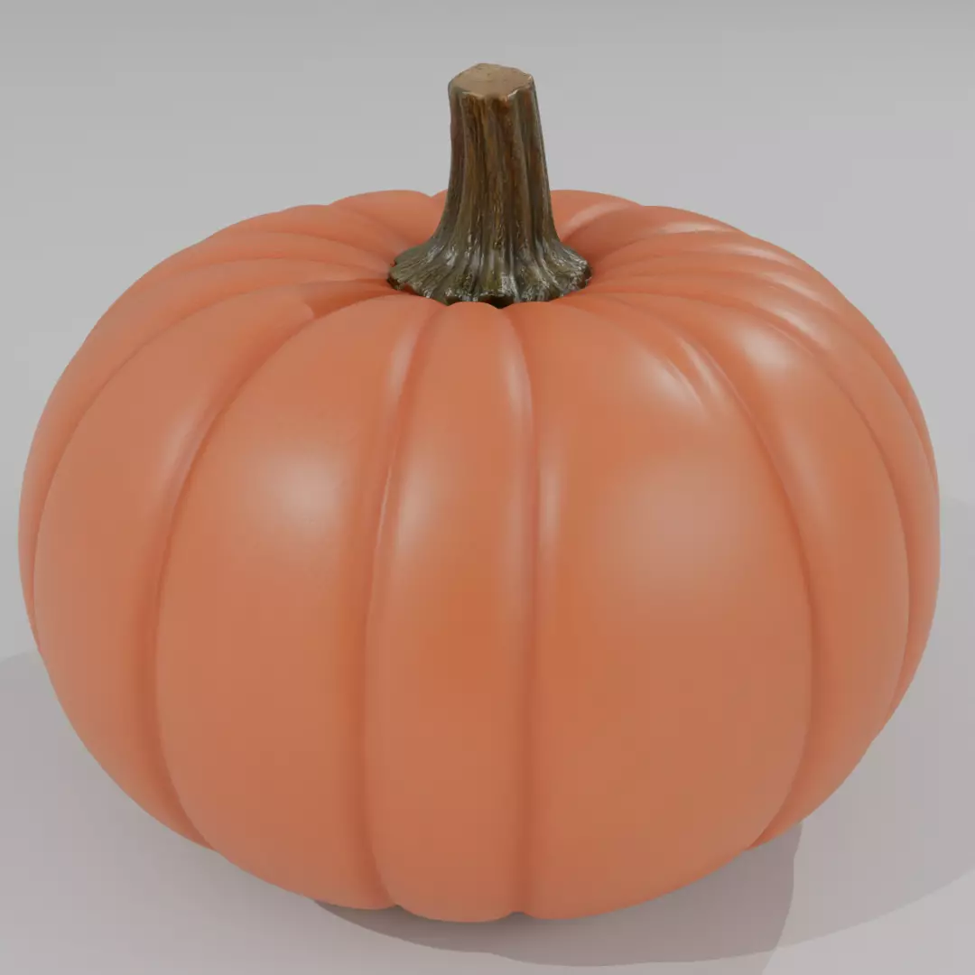 Pumpkin 3D Print Model for Confectionery Silicone Mold Making 3D print model