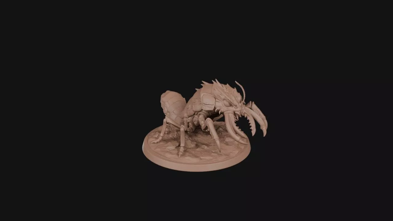 Insectoid Shrimp Crawler 3D print model