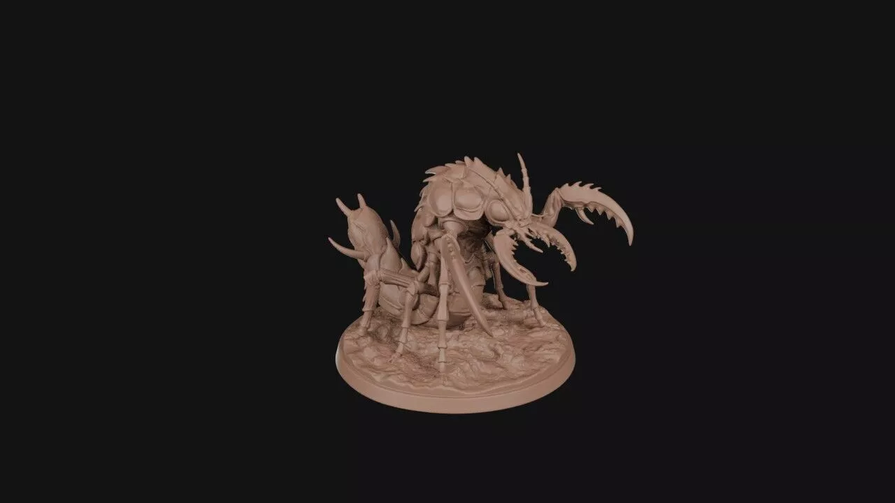 Insectoid Demon Beast 3D print model