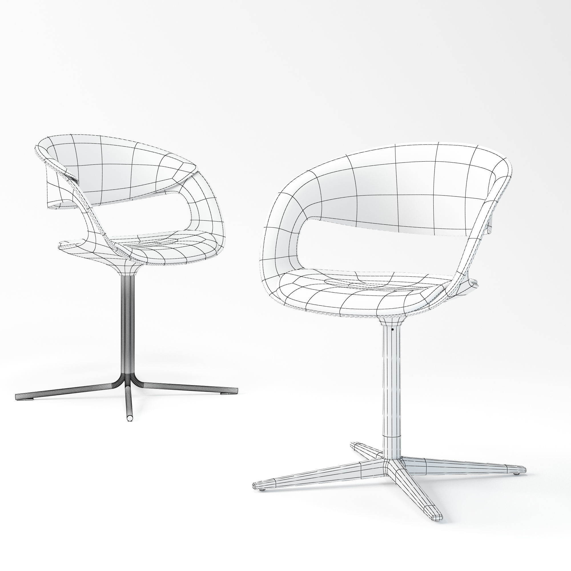 Walter Knoll Lox Chair 3D model_5