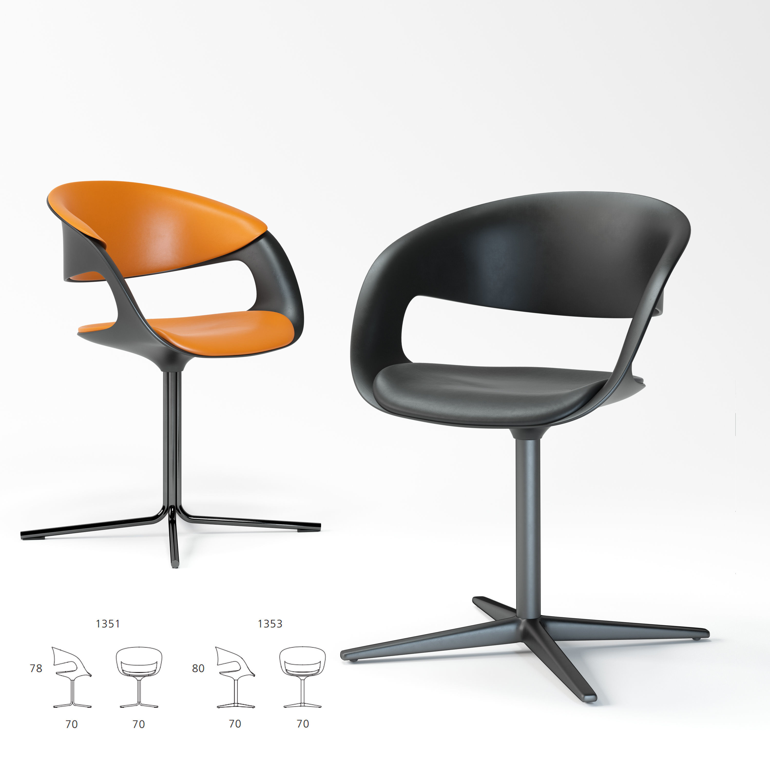 Walter Knoll Lox Chair 3D model_0