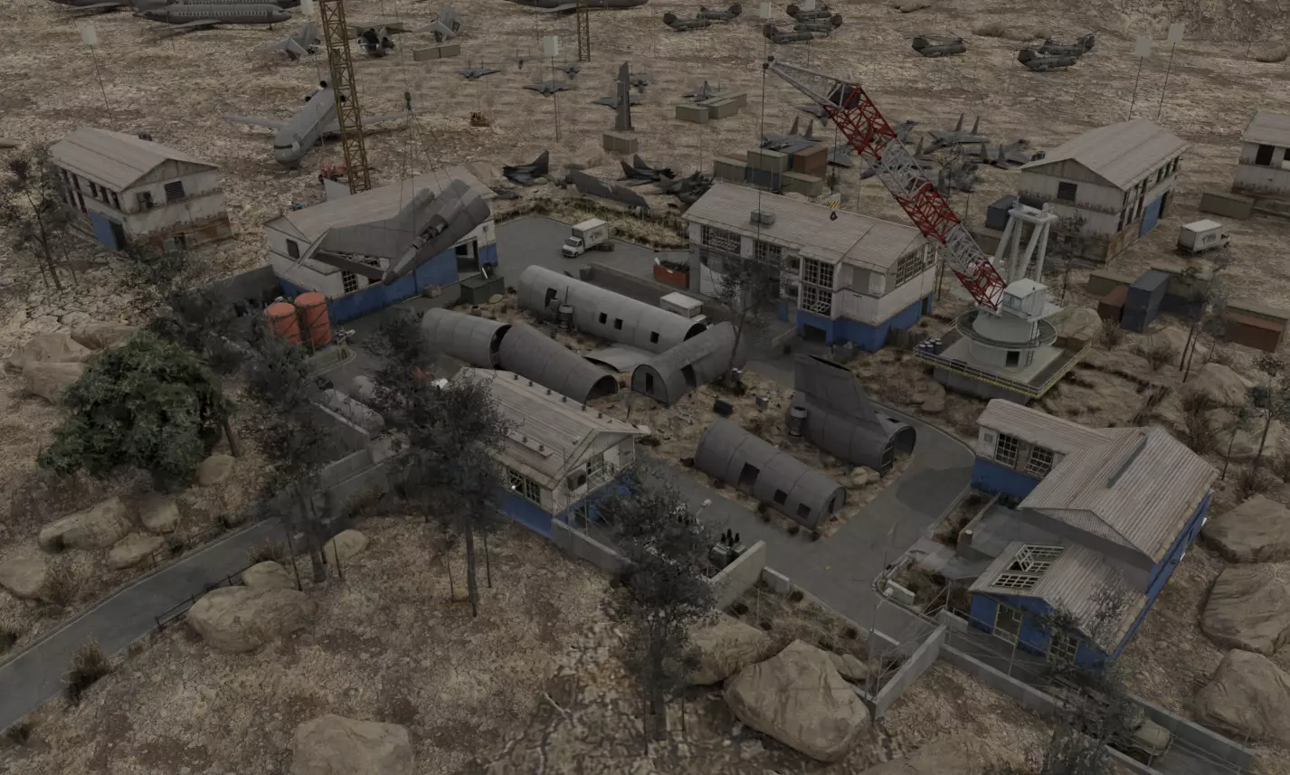 Call of Duty Scrapyard Map 3D model