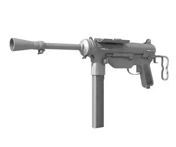 M3A1 Grease Gun 3D model