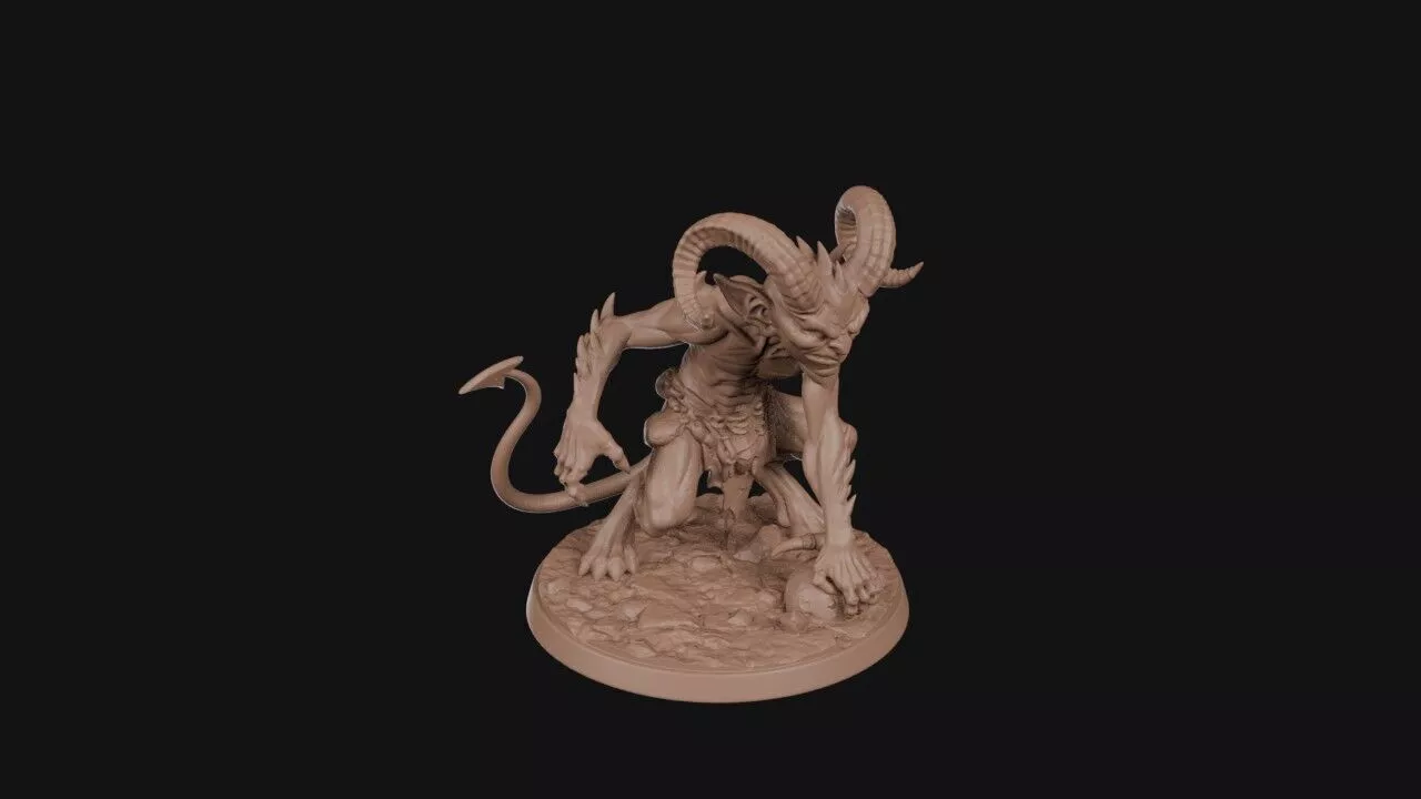 Horned Imp Fiend 3D print model