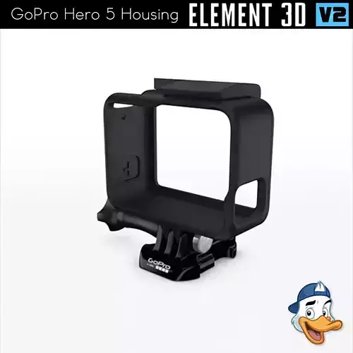 GoPro Hero 5 Housing for Element 3D