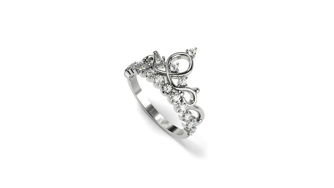Tiara Ring 3D print model