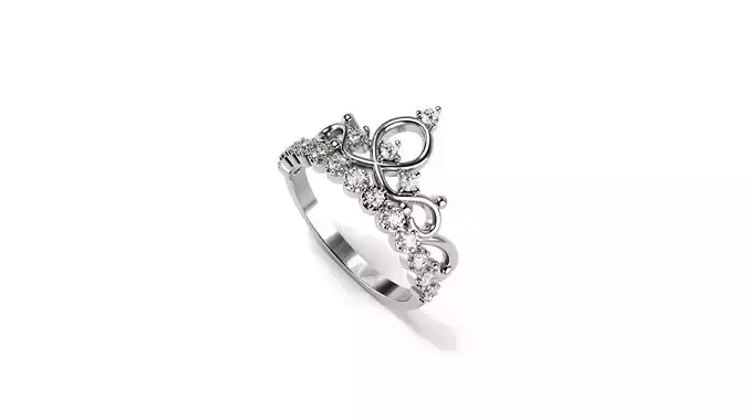 Tiara Ring 3D print model
