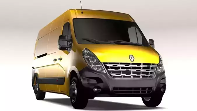 Renault Master L3H2 Van 2010 3D model