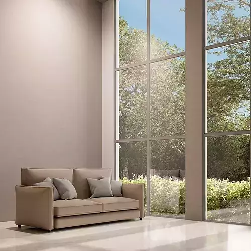Modern Fabric Sofa 3D model 7
