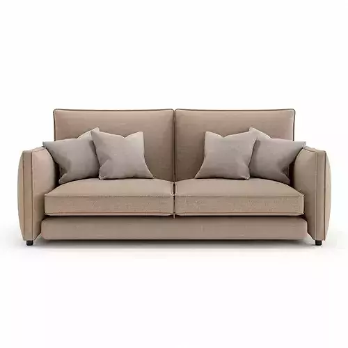 Modern Fabric Sofa 3D model