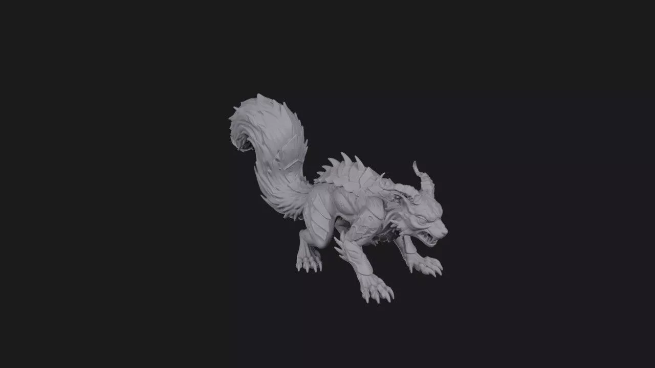 Acornfury Squirrel 3D print model