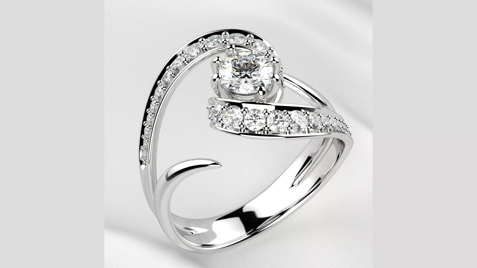 5mm Stone Gold Ring 3D print model