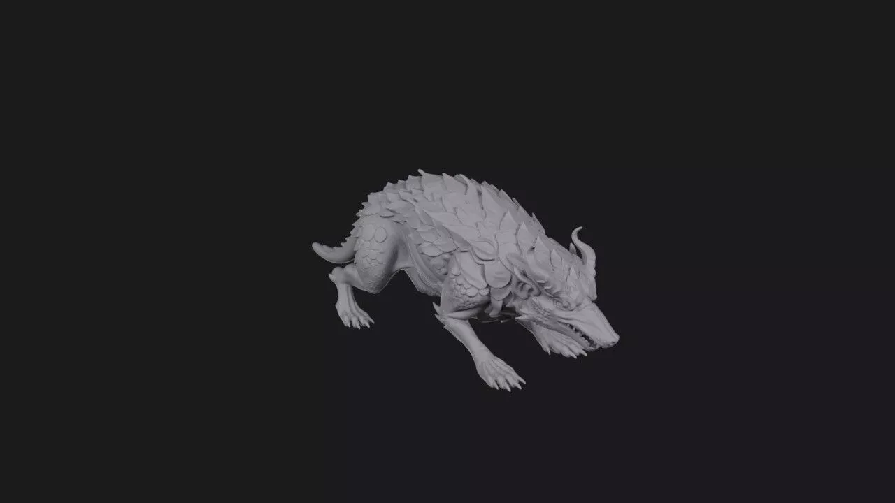 Needlefang Shrew 3D print model