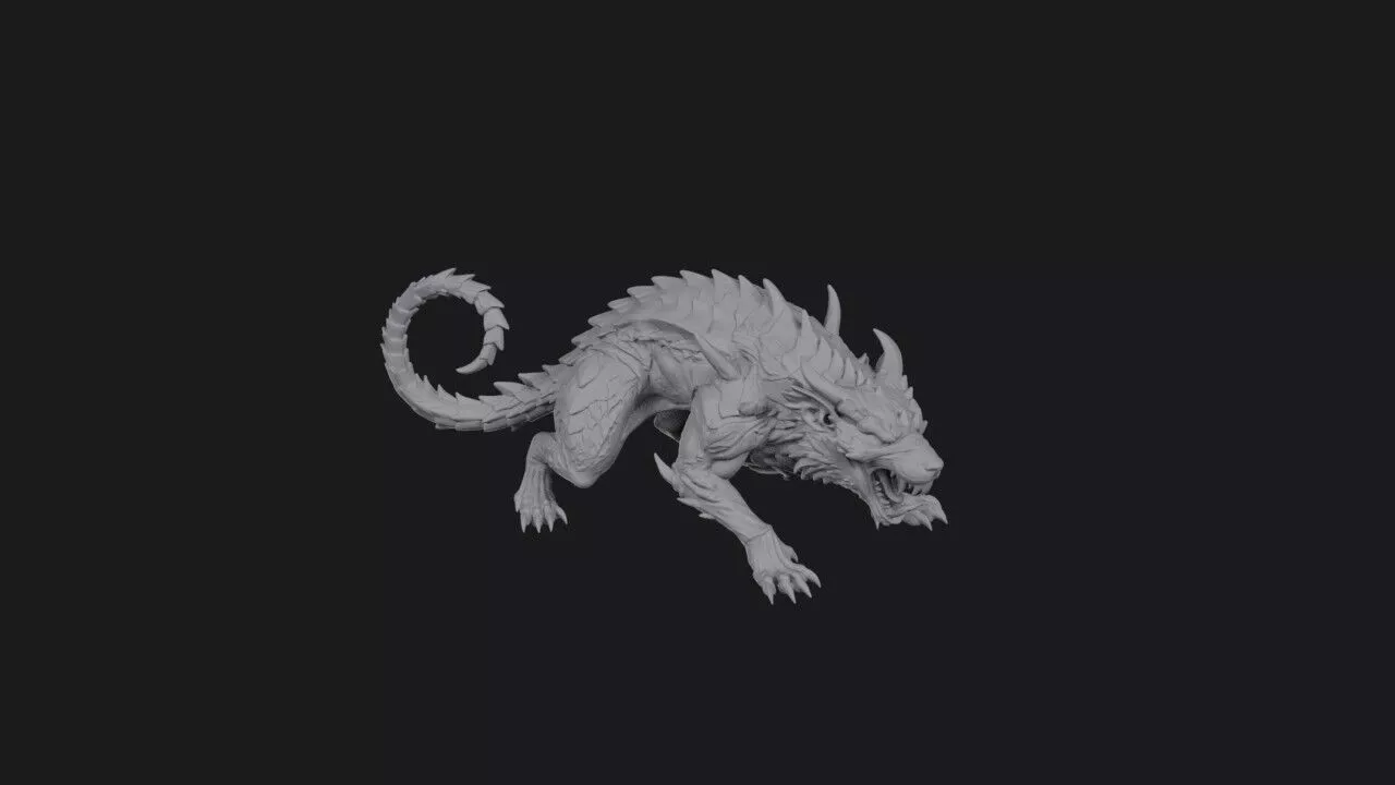 Plaguefang Rat 3D print model