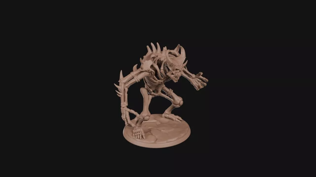 Bony Clawed Fiend 3D print model