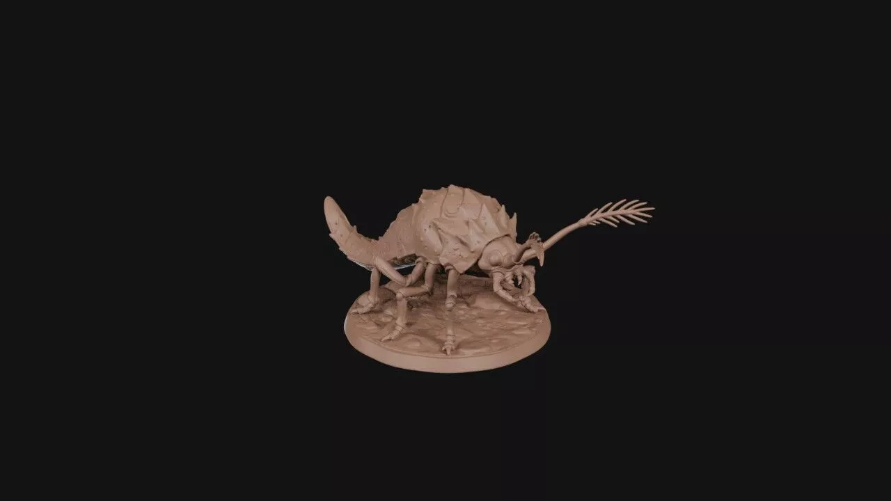 Armored Insect Demon 3D print model