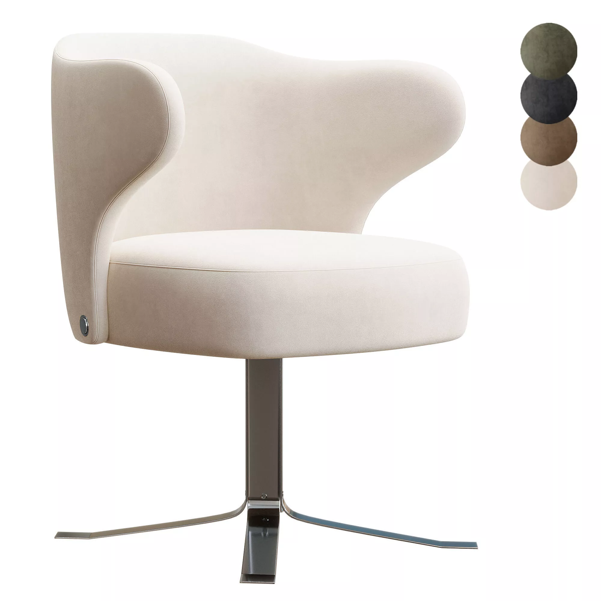Swivel Poney Chair by Formanova 3D model
