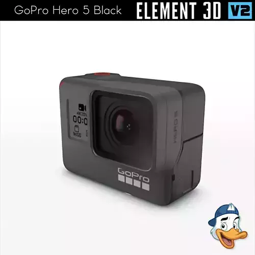 GoPro Hero 5 Black for Element 3D