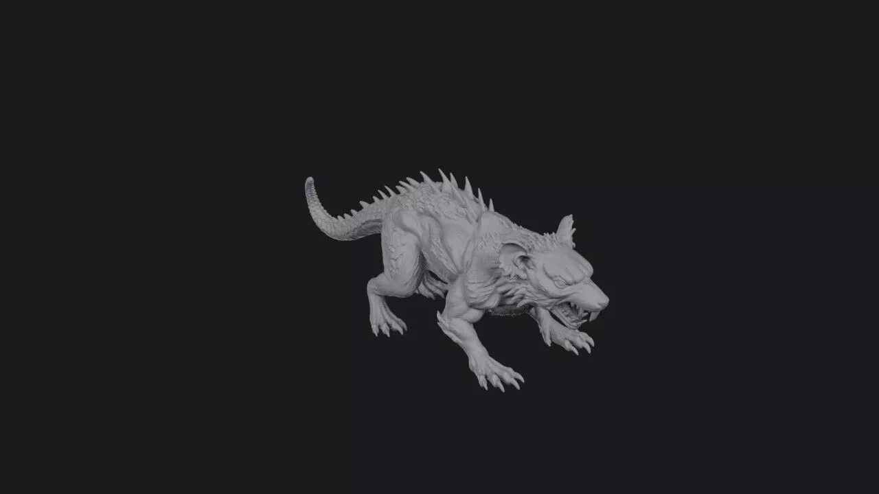 Whiskerblade Mouse 3D print model